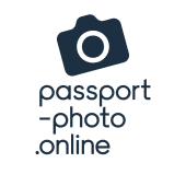 logo aparatu fotograficznego i napis passport-photo.online